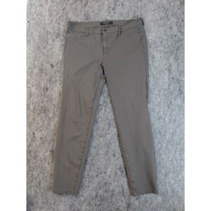 Liverpool Pants Womens 14/32 Brown‎ Stretch Skinny Ponte Knit Trouser